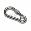 MTR Karabína hasičská s okom a poistkou DIN 5299A, nerez A4 Varianta: 100x10mm nerez A4