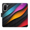 Flip pouzdro iSaprio - Xiaomi Redmi A5 - Color Waves s kapsičkami na karty (Flipové knížkové pouzdro, obal, kryt iSaprio s přihrádkami na karty a motivem)