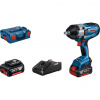 Bosch Akumulátorový rázový uťahovač GDS 18V-1000, L-Boxx, 5 Ah 06019J8304