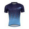 Dres FORCE MTB ANGLE krátky rukáv modrý XS
