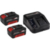 Einhell PXC-Starter-Kit 2x 3Ah & 30min PXC Kit akumulátor do náradia a nabíjačka, 3 Ah Li-Ion akumulátor, 4512098; 4512098
