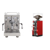 ECM Mechanika MAX + Eureka Mignon Libra, CR ferrari red