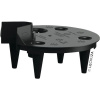Deliace dno Lechuza pre Cilindro 23 / Trendcover 23, plast, čierne, 2 ks