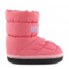 SNEHULE DSQUARED2 LOGO PRINT PUFFY NYLON SNOW BOOTS PINK