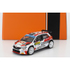 Ixo-models Škoda Fabia Rally2 Evo Team Agrotech Škoda N 4 Winner Rally Barum 2022 Jan Kopecký - Jan Hlousek 1:43 Biela červená čierna