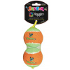 Pískacia tenisová loptička 2ks Spunky Pup 7,5cm