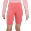 Dievčenské šortky Nike Dri-Fit One Bike Shorts - sea coral/white - Oranžový (L)