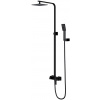 Omnires Baretti sprchová súprava nástenná čierna BA7844BL