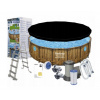 Bestway Bazén Power Steel Wood Swim Vista 4,88 x 1,22 m 56725