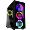 Kolink Observatory RGB midi tower PC skrinka čierna 4 predinštalované LED ventilátory, bočné okno, prachový filter, inštalácia pevného disku bez náradia; OBSERVATORY RGB