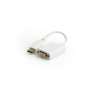 Gembird adaptér DisplayPort 1.2 (M) na Dual Link DVI (F) 0.1m kábel, biely A-DPM-DVIF-03-W