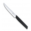 Steakový nůž 12 cm černý SWISS MODERN - Victorinox (Zoubkovaný nůž na steak 12 cm SWISS MODERN černý - Victorinox)