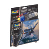 Revell F4U-4 Corsair Model Set lietadlo 1:72, 65 dielov + farby + lepidlo + štetec (Revell F4U-4 Corsair 1:72, 14,8x17,3cm, Model No.: 03955)