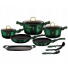 Emerald Collection BH-6066 Sada nádobí s titanovým povrchem 12+2 ks