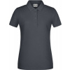 James & Nicholson | JN 8009, Dámske piqué polo z bio bavlny, šedá Graphite, M James & Nicholson | JN 8009, Dámske piqué polo z bio bavlny, šedá Graphite, M