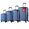 ZahradnyNabytok.org - Set 4 ks cestovných kufrov - modrý
