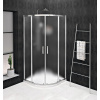 Gelco SIGMA SIMPLY štvrťkruhová sprchová zástena 900x900mm, R550, sklo Brick GS6590