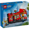LEGO City Bricks 60407 červený dvojposchodový autobus