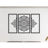 Karls DESIGN Drevený obraz na stenu - Mandala 3ks set - 90x55