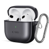 AppleMix Puzdro TECH-PROTECT Magmat pre Apple AirPods 4 - plast / guma - matná čierna