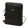 Pierre Cardin TILAK112 9423 čierna pánska kožená bočná taška cez rameno 22 x 26 x 6 cm
