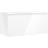 Mexen Orio kúpeľňová skrinka pod umývadlo 100 cm s doskou, 1 zásuvka, biely lesk - 91A10-10047-1-BFC00