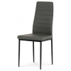 BONTEC Jedálenská stolička, šedá, ekokoža, DCL-372 GREY Farba: Šedá