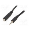 Kabel Jack 3,5mm 3pin zásuvka,Jack 3,5mm 3pin vidlice 1,5m