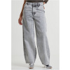 Ladies Tapered Baggy Jeans - dirty washed 26