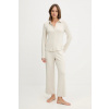 Pyžamo Calvin Klein Underwear LV00QS7582 béžová M