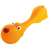 HipHop psík ležící tvar činky se zvukem 22 cm oranžová