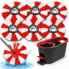 6 x VLOŽKY DO ROTAČNÉHO MOPU MOP NÁHRADA VILEDA TURBO MEGA ABSORPČNÁ VLOŽKA