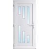 Soft Lacné biele plastove vchodove dvere Kelly