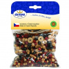 Detoa Drevené korálky - Mix perál farebných 70g