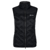 Kilpi Nai-W černá dámská lehká vesta se syntetickou výplní SIBERIUM DWR WB - 48