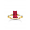 Thomas Sabo TR2459-414-10-54 Gold ring w. red Goldbears