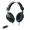 Genius HS-M505X, slúchadlá s mikrofónom, čierna, 3.5 mm jack