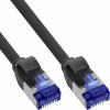 S/FTP (PiMF) Patchkábel LSOH TPE 20m cat.6a, čierny, slim, Cu, flexiblný