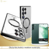 Silikónové púzdro Luxria Luxury MagSafe pre Samsung - Čierne Samsung: Galaxy S22 Plus