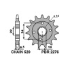 PBR 22761418NC PBR PREDNÉ REŤAZOVÉ KOLESO 2276 14 KTM 390 DUKE '13-'18, 390 RC '14-'18 (JTF1908.14) (REŤAZ 520) (227614JT)