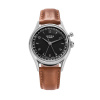 Vulcain Cricket Tradition 39 mm - čierne - Brown Plain + 5 rokov záruka a darček ZADARMO