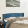 vidaXL Čelá postele 2 ks modré 72x5x78/88 cm zamat - Modrá - 4577-146390