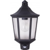 Nástenná lampa Prezent 31601 - Vonkajšie svietidlo so senzorom TULSA 1xE27/60W/230V IP44 (96081)