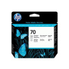 HP 70 Black photografic + Light Grey DJ Printhead, C9407A