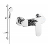 Sprchová batéria Mexen Milo DF05 so sprchovacím setom, chróm - 7134R05-00