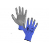 CXS Povrstvené rukavice CERRO, modro-šedé Velikosti: 9
