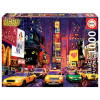 Puzzle Time Square, New York Neon Educa 1000 dielov + lepidlo Fix EDU18499