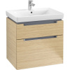 VILLEROY & BOCH Subway 2.0 závesná skrinka pod umývadlo, 2 zásuvky, 637 x 454 x 590 mm, Nordic Oak, A91010VJ