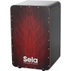 Sela SE 046 CaSela Black/Red Dragon Drevený cajon