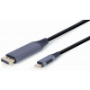 Gembird kábel USB-C na DisplayPort, M/M, prepojovací, 1,8m CC-USB3C-DPF-01-6